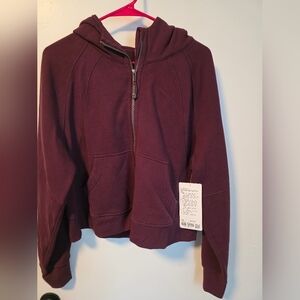 lululemon athletica crop scuba hoodie M/L